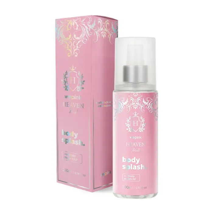 Body Splash Heaven Pink Desodorante Colónia 200ml - Wepink